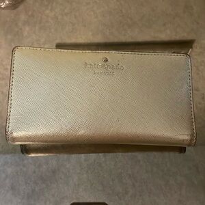 Kate Spade Gold Wallet
